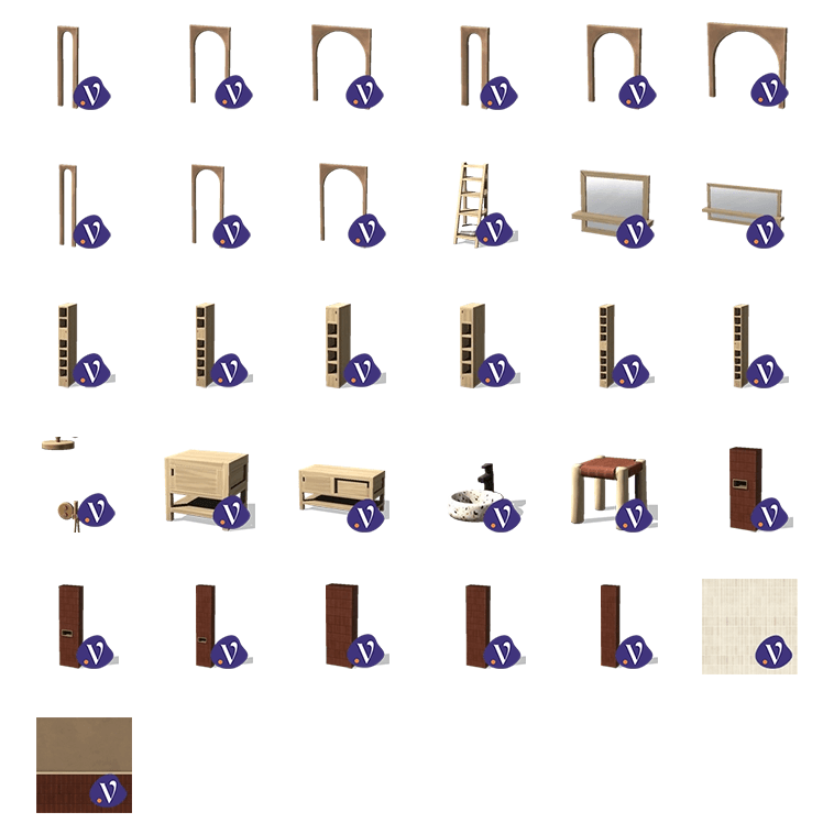 Галерея мода Коллекция для ванной Arty Bathroom Collection #1